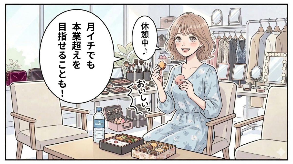 高収入バイトとして撮影会モデルを知る女性の漫画